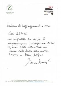 lettera presidente