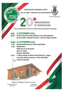 gruyppo di Bulgarograsso 20° fondazione