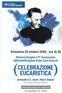 messa don gnocchi a Milano
